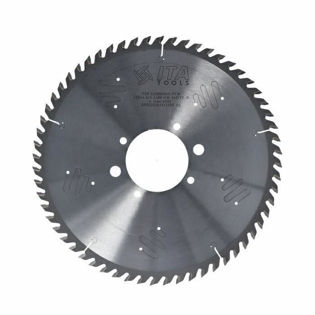 Диск пильный Ita Tools D=320 F=80 Z=60 K/P=4,4/3,2 NANO PH:4/9/100+2/14/110, фото  | SNABZHENIE.com.ua