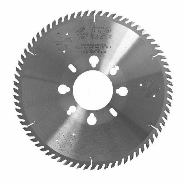 Диск пильний Panel sizing saw blade D=320 F=80 Z=72 K/P=4,4/3,2 TP NANO PH01 special nano grain Ita Tools, фото  | SNABZHENIE.com.ua