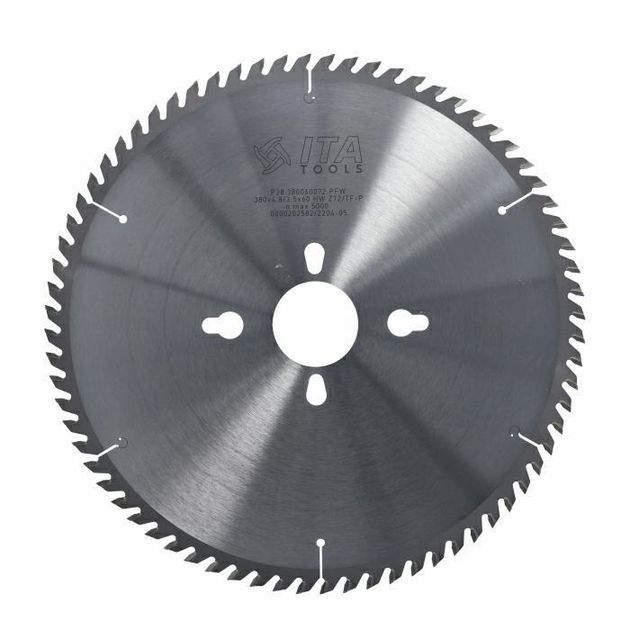 Диск пильний Panel sizing saw blade D=380 F= 60 Z= 72 K/P=4,8/3,5 FZ/TR NANO PH:COMBI7 твердий вуглець Ita Tools, фото  | SNABZHENIE.com.ua
