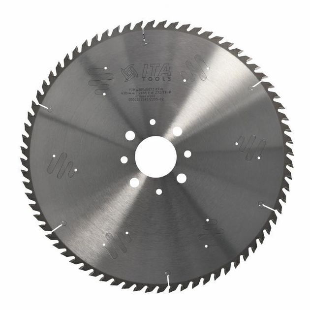 Пильный диск D=430 F=65 З=72 K/P=4,4/3,2 TP PH02 + 2/9/110 Ita Tools, фото  | SNABZHENIE.com.ua