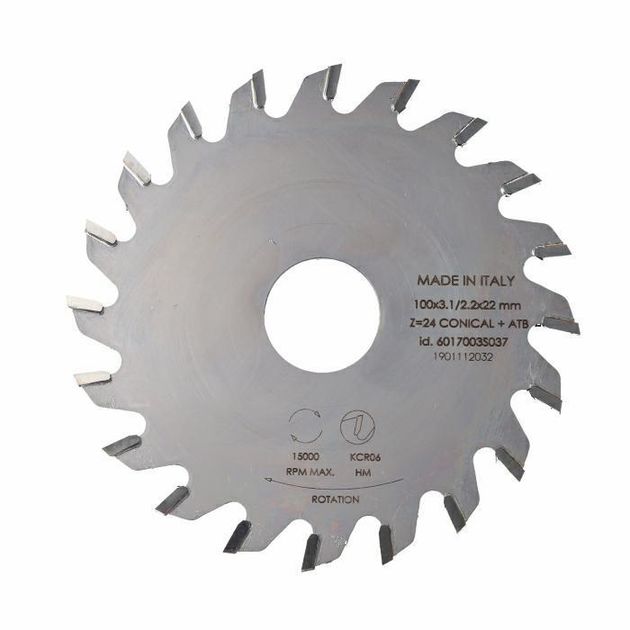 Диск пильний Scoring Blade D=100 F=22 Z=20 K=3,1-4,3 P=2,2 CON-ALT5° Ita Tools, фото  | SNABZHENIE.com.ua