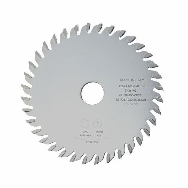 Диск пильный Scoring Blade 125mm, 36 зубьев, 3.4мм, 5° Ita Tools, фото  | SNABZHENIE.com.ua