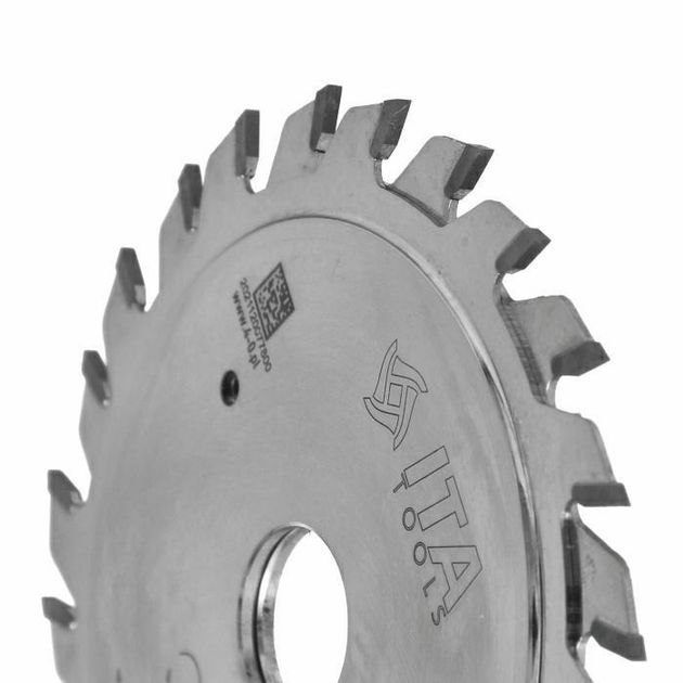 Диск пильний Adjusting scoring blade D=120 F= 22 Z=12+12 K=2,8-3,6 FLAT Ita Tools, фото  | SNABZHENIE.com.ua