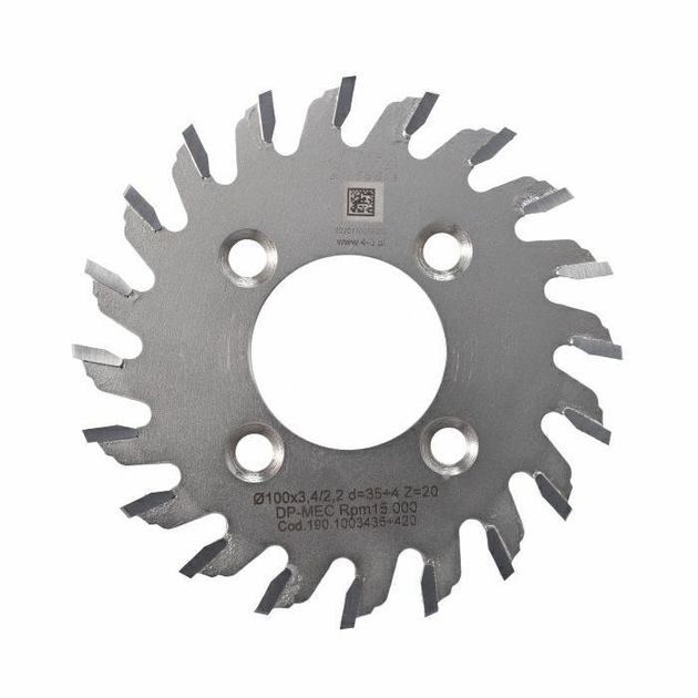 Диск пильний PDA.Saw blade HM D=100 F=35 Z=20 K/P=3,4/2,2 Z?B: WZ (NS) PH: 4/M5/50 Ita Tools, фото  | SNABZHENIE.com.ua