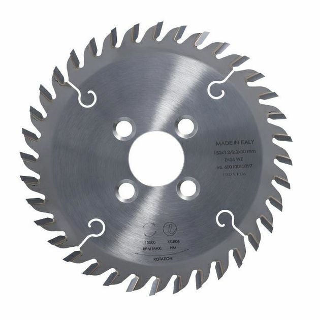 Пильный диск Saw blade D=150 F=30 Z=36 K/P=3,2/2,2 WZ PH:4/M6/48, фото  | SNABZHENIE.com.ua