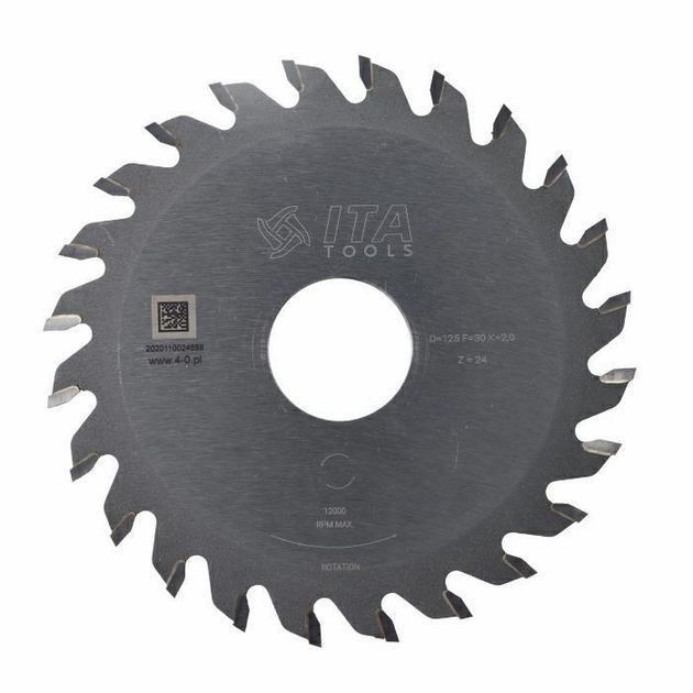 Пила дисковая PKA.Sawblade D=80 F=20 Z=12 K/P=3,0/2,2 LH PAOLONI, CASADEI, фото  | SNABZHENIE.com.ua