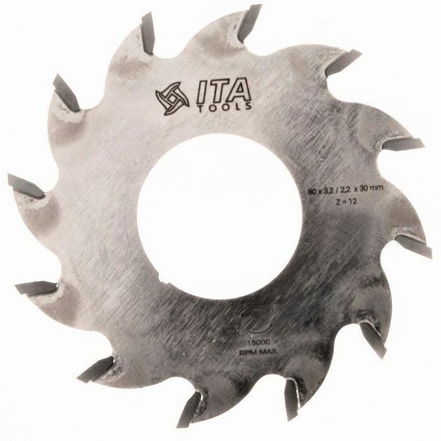 Пильный диск Saw blade D=80 F=30 Z=12 K/P=3,2/2,2 R Poz. BIMATIC Ita Tools, фото  | SNABZHENIE.com.ua