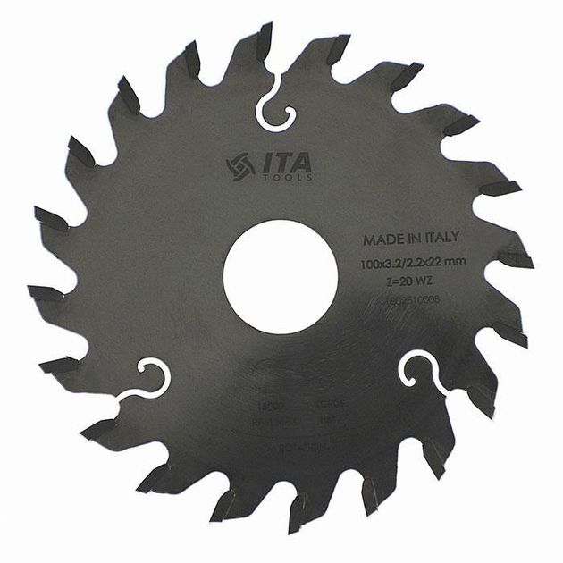 Диск пильний Trimming saw blade D=100 F=22 Z=20 K/P=3,2/2,2 WZ Pos. FELDER FORMAT 4 PERFECT 610 / 710 Ita Tools, фото  | SNABZHENIE.com.ua