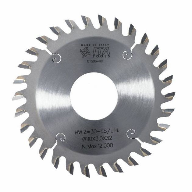 Пильный диск D=110 F=32 Z=30 K/P=3,2/2,2 DS Poz. Ita Tools, фото  | SNABZHENIE.com.ua