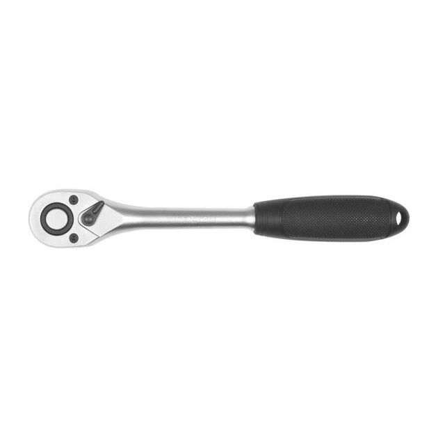 Тріщатка YATO 3/8" (9,5 мм), L=188 мм, пластиковая ручка, фото  | SNABZHENIE.com.ua
