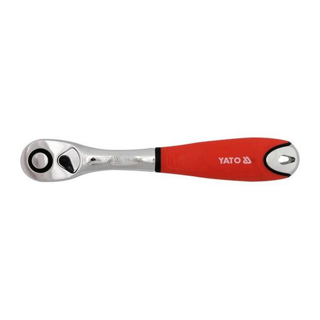 Тріщатка YATO 1/2" (12,7 мм), L=255 мм, шарнір, вигнута ручка, фото  | SNABZHENIE.com.ua