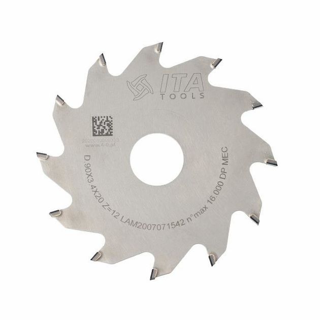 Диск пильный DSR, D=90, F=20, Z=12, K/P=3,4/2,2, H=4, NS PH: - Ita Tools, фото  | SNABZHENIE.com.ua