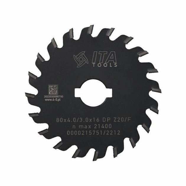 Диск пильный 80x16 Z20 K/P 4,0/3,0 H=6 2CH5x2,5 угол 45° Ita Tools, фото  | SNABZHENIE.com.ua