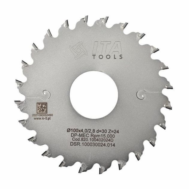 Диск пильный DSR.Sawblade DIA D=100 F=30 Z=24 K/P=4,0/2,8 H=4 FP PH: - Ita Tools, фото  | SNABZHENIE.com.ua