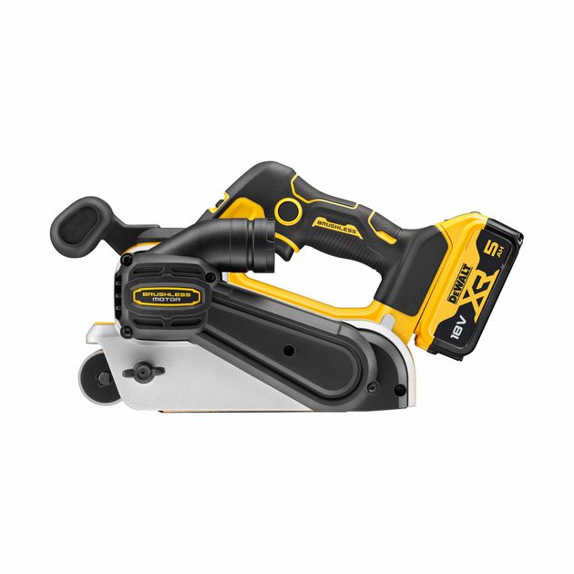 Аккумуляторная ленточная шлифмашина DeWALT DCW220P2, фото , изображение 5 | SNABZHENIE.com.ua Аккумуляторная ленточная шлифмашина DeWALT DCW220P2, фото , изображение 5 | SNABZHENIE.com.ua