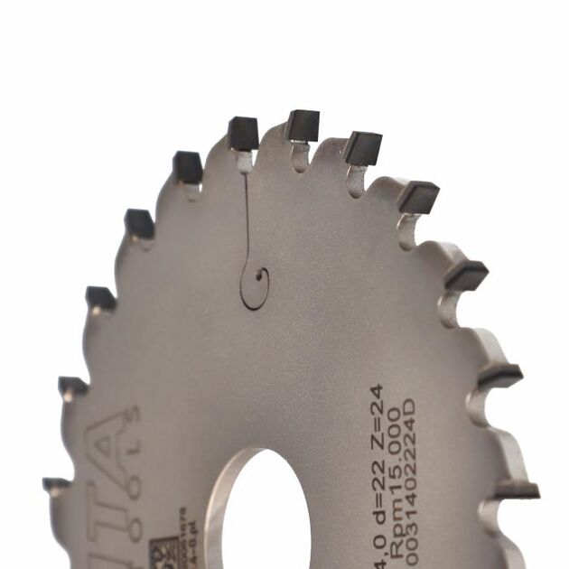 Диск пильний Diamond scoring D=100 F= 22 Z= 24 K=3,1/4,0P=2,5 H=4 конічний (KON/WZ) Ita Tools, фото , зображення 2 | SNABZHENIE.com.ua