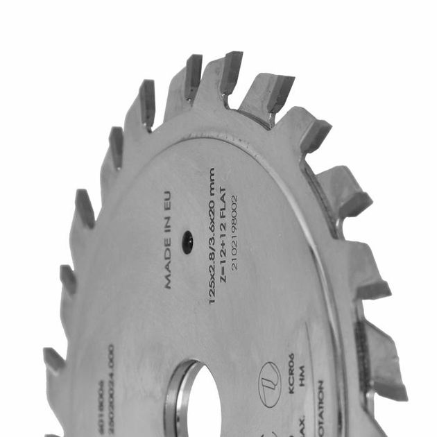 Диск пильный Adjusting D=125 F=20 Z=12+12 K=2,8-3,6 FLAT Ita Tools, фото , изображение 2 | SNABZHENIE.com.ua