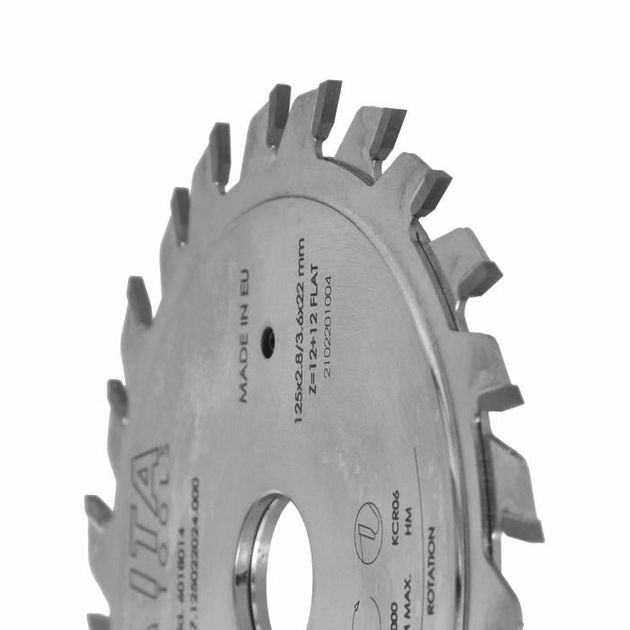 Диск пильный Adjusting D=125 F=22 Z=12+12 K=2,8-3,6 FLAT Ita Tools, фото , изображение 2 | SNABZHENIE.com.ua