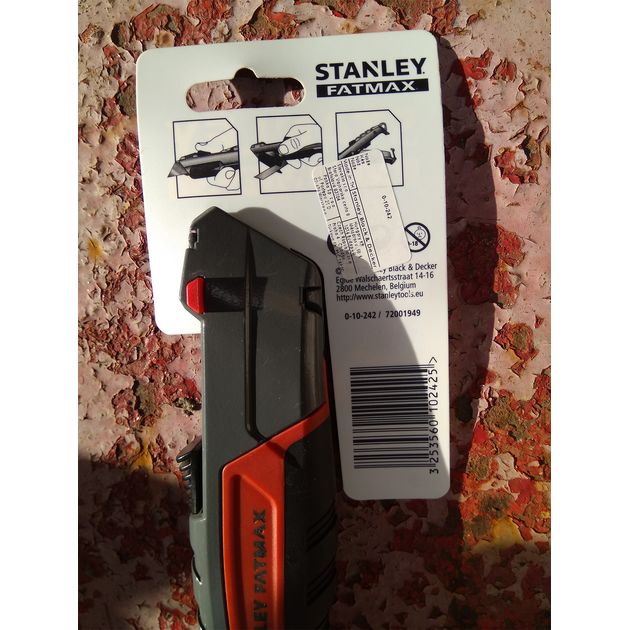 Нож Fatmax с двумя лезвиями 165 мм STANLEY (0-10-242) для отделки, фото , изображение 7 | SNABZHENIE.com.ua Нож Fatmax с двумя лезвиями 165 мм STANLEY (0-10-242) для отделки, фото , изображение 7 | SNABZHENIE.com.ua