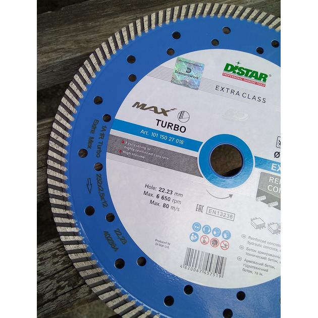 Алмазный отрезной круг DISTAR Turbo Extra Max 232 x 2,5 x 22,23, фото , изображение 18 | SNABZHENIE.com.ua Алмазный отрезной круг DISTAR Turbo Extra Max 232 x 2,5 x 22,23, фото , изображение 18 | SNABZHENIE.com.ua