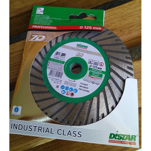 Алмазный отрезной круг DISTAR Turbo Duplex 125 x 2,8 x 8/25 x 22,23/M14F, фото , изображение 12 | SNABZHENIE.com.ua Алмазный отрезной круг DISTAR Turbo Duplex 125 x 2,8 x 8/25 x 22,23/M14F, фото , изображение 12 | SNABZHENIE.com.ua