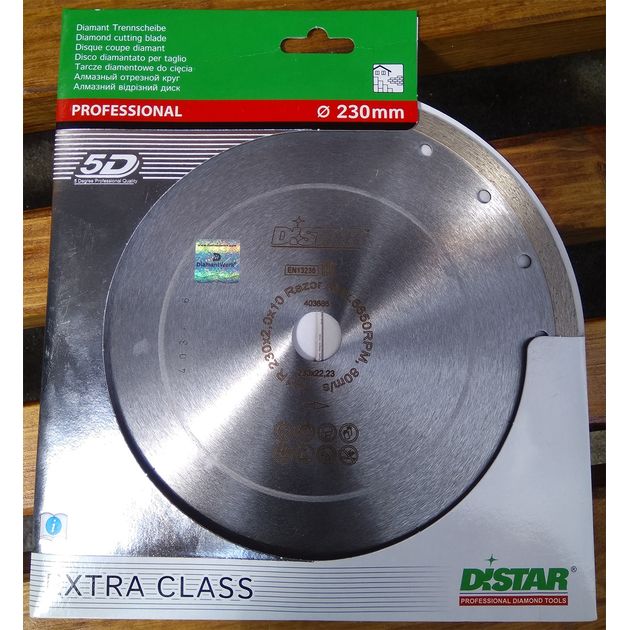 Алмазный отрезной круг DISTAR Razor 230 x 2 x 8,5 x 22,23 1A1R, фото , изображение 6 | SNABZHENIE.com.ua