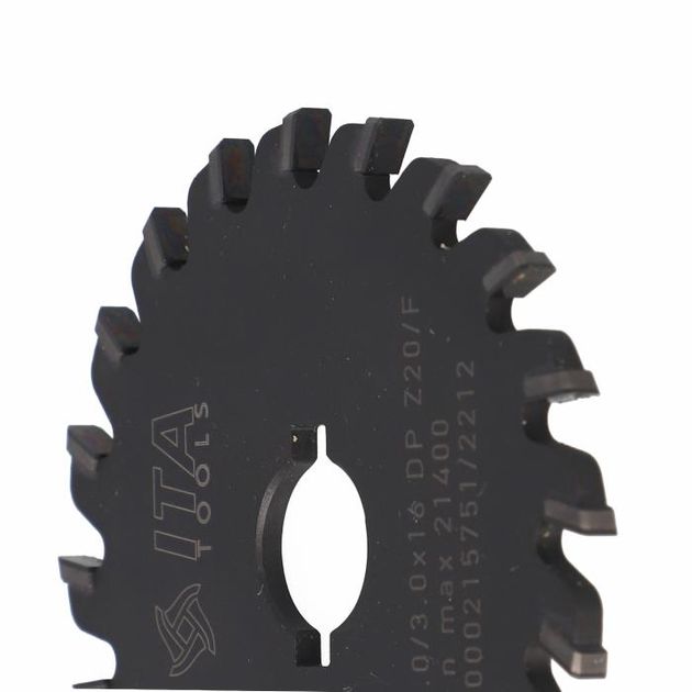 Диск пильний Saw blade D= 80 F= 16 Z= 20 K/P=4,0/3,0 H=6 2CH5x2,5 обидві сторони кут 45° Ita Tools, фото , зображення 2 | SNABZHENIE.com.ua