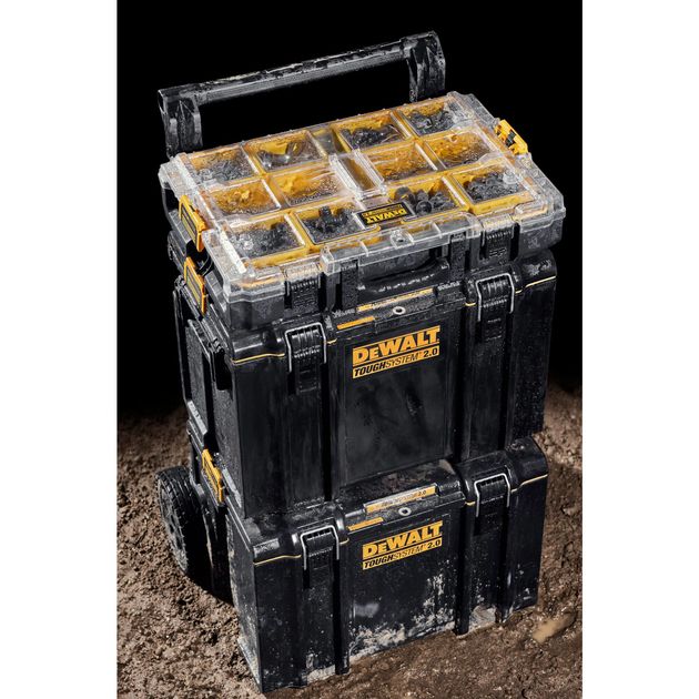 Ящик з органайзером TOUGHSYSTEM 2.0 DeWALT DWST83394-1, фото , зображення 4 | SNABZHENIE.com.ua