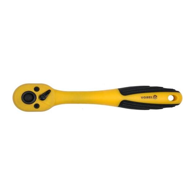 Тріщатка VOREL 1/2", L=250 мм, 72 зуба, для торцевих головок, фото  | SNABZHENIE.com.ua
