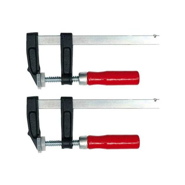 Струбцина VOREL 200х50мм 2шт., фото  | SNABZHENIE.com.ua