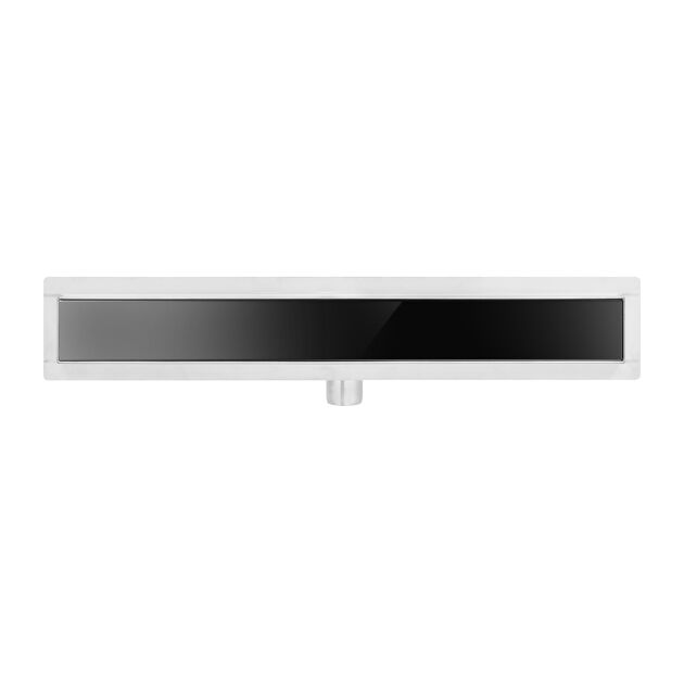 Трап душевой из нержавеющей стали BLACK GLASS FALA; 70x7x7 см, фото  | SNABZHENIE.com.ua