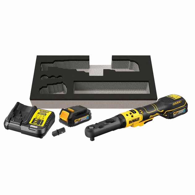 Гайковерт кутовий - трещітка акумуляторний безщітковий DeWALT DCF510E2G, фото , зображення 5 | SNABZHENIE.com.ua Гайковерт кутовий - трещітка акумуляторний безщітковий DeWALT DCF510E2G, фото , зображення 5 | SNABZHENIE.com.ua