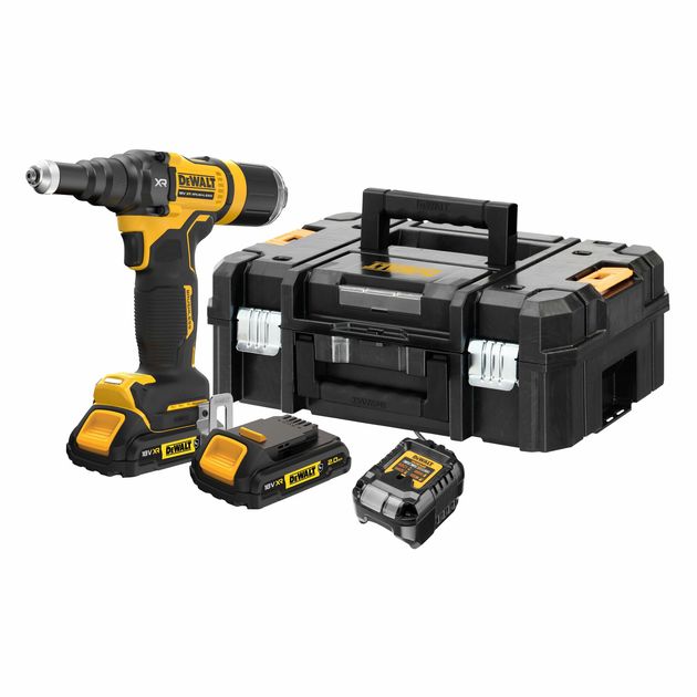 Заклепочник акумуляторний безщітковий DeWALT DCF403D2GT, фото , зображення 3 | SNABZHENIE.com.ua Заклепочник акумуляторний безщітковий DeWALT DCF403D2GT, фото , зображення 3 | SNABZHENIE.com.ua