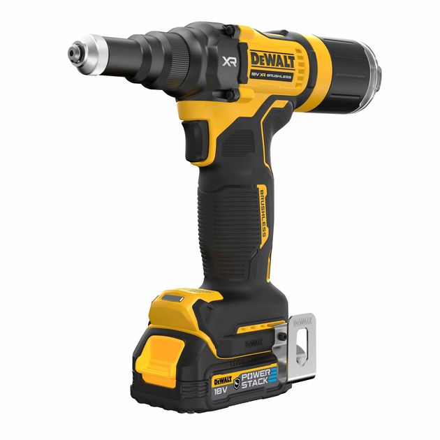 Заклёпочник DeWALT DCF403E1GT аккумуляторный бесщёточный, фото  | SNABZHENIE.com.ua