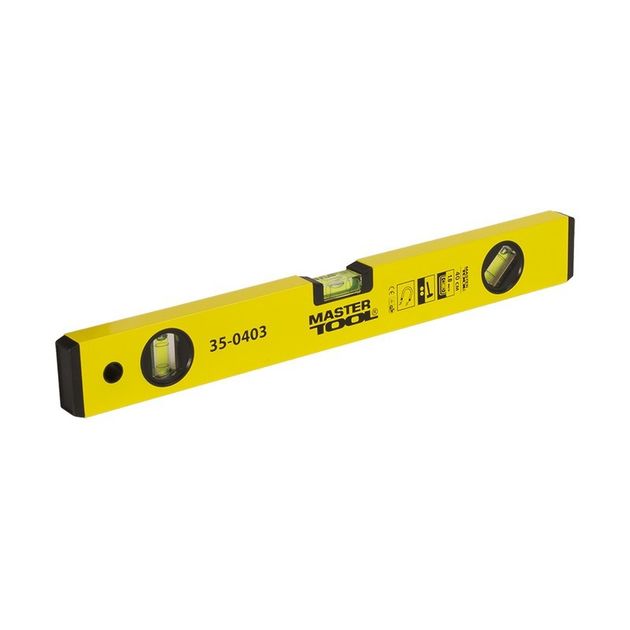 Уровень MASTERTOOL 40 см с магнитами, 3 капсулы 35-0403, фото  | SNABZHENIE.com.ua