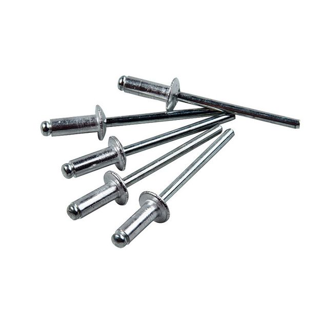 Заклепки алюминиевые MASTERTOOL 4.8х28 мм, 50 шт, 20-0690, фото  | SNABZHENIE.com.ua