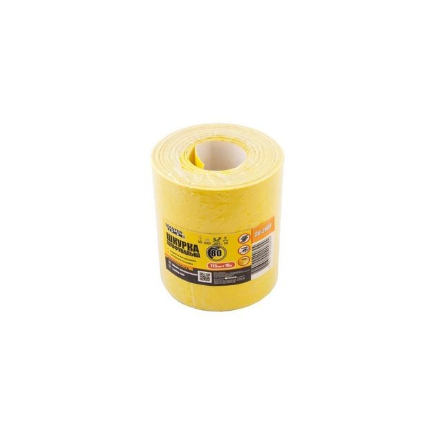 Шкурка шлифовальная MASTERTOOL Р80 115 мм 10 м 08-2908, фото  | SNABZHENIE.com.ua