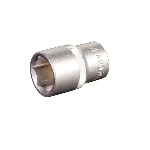 Насадка торцевая MASTERTOOL 1/2" 18 мм 6-гранная CRV 78-0018, фото  | SNABZHENIE.com.ua