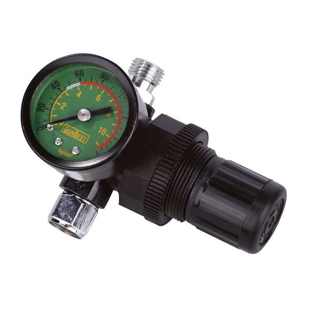 Редуктор с манометром MASTERTOOL 0-12 бар 1/4 80-8918, фото  | SNABZHENIE.com.ua