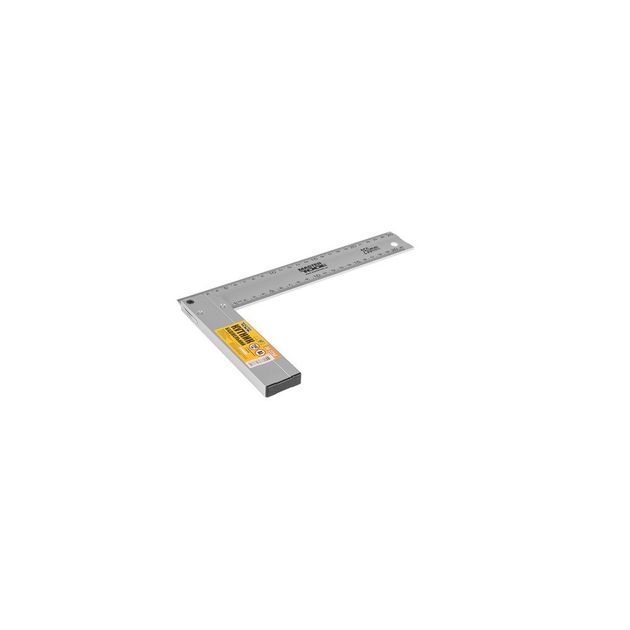 Угольник строительный MASTERTOOL 250 мм алюминиевый 30-2250, фото  | SNABZHENIE.com.ua