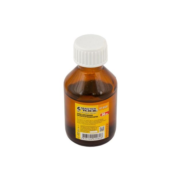 Кислота ортофосфорная MASTERTOOL 30 г, стекло, артикул 42-0131, фото  | SNABZHENIE.com.ua
