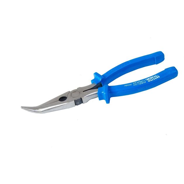 Щипці гнуті MASTERTOOL американського типу 200 мм C45 HRC 44~48 22-3200, фото  | SNABZHENIE.com.ua