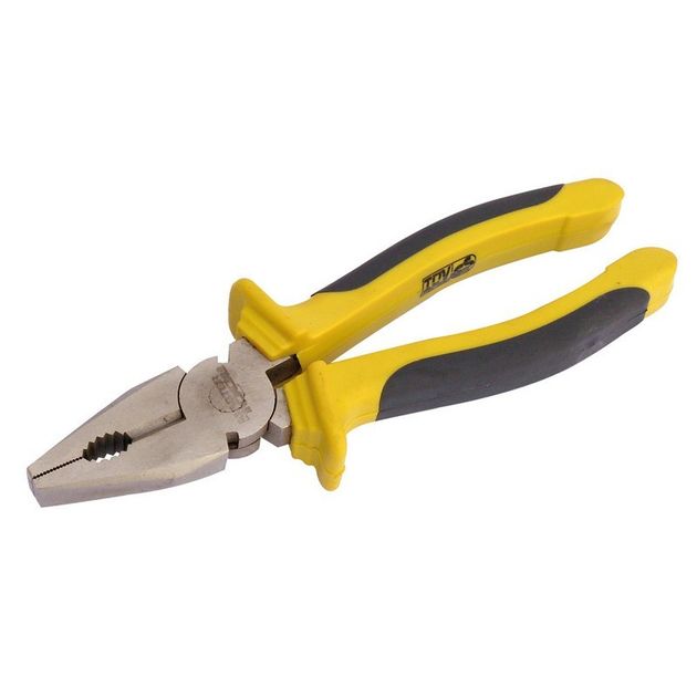 Пассатижи MASTERTOOL 180 мм C55 HRC 45-50 23-0180, фото  | SNABZHENIE.com.ua
