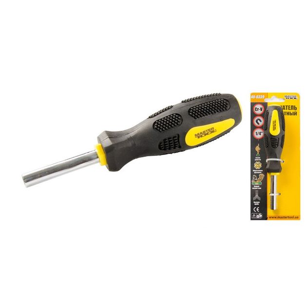 Держатель магнитный MASTERTOOL 1/4 160 мм 40-0339, фото  | SNABZHENIE.com.ua