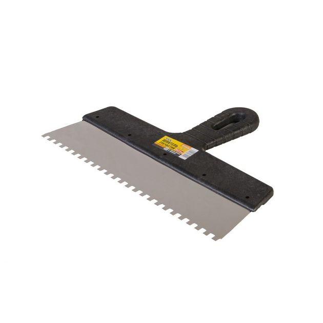 Шпатель зубчатый MASTERTOOL 300х6 мм 19-6630, фото  | SNABZHENIE.com.ua