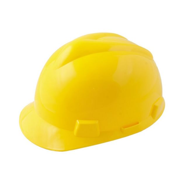 Каска строительная V MASTERTOOL желтая 81-1005, фото  | SNABZHENIE.com.ua