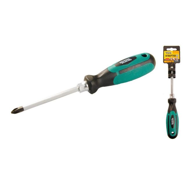 Отвёртка MASTERTOOL РН2х100 мм усиленная 45-8210, фото  | SNABZHENIE.com.ua