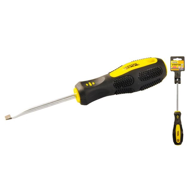 Отвёртка плоская MASTERTOOL SL5x75 мм 48-5575, фото  | SNABZHENIE.com.ua