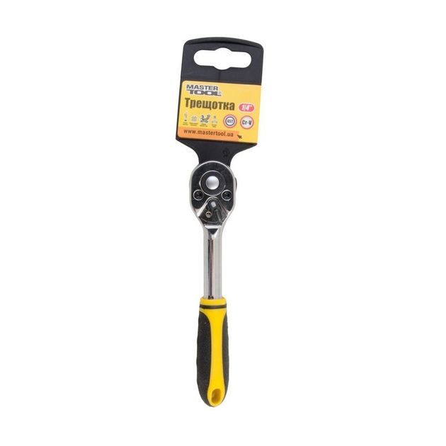 Трещотка MASTERTOOL 1/4" 45Т 78-0103, фото , изображение 2 | SNABZHENIE.com.ua Трещотка MASTERTOOL 1/4" 45Т 78-0103, фото , изображение 2 | SNABZHENIE.com.ua