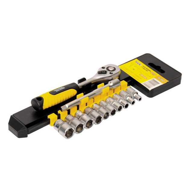 Набор насадок MASTERTOOL PROFI CrV 1/4, 12 шт, 4-13 мм, 100 мм, фото  | SNABZHENIE.com.ua